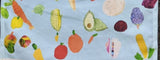 Vegetable Tea Towel - Designed by members